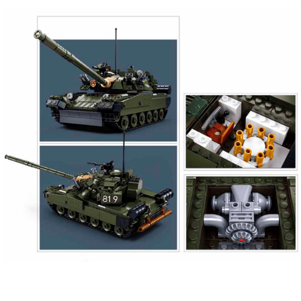 Constructor Sluban T-80BVMS Armată/ Khaki photo 5