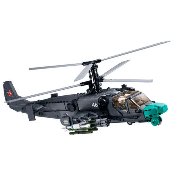 Constructor Sluban KA-52S Elicopter/ Gray photo 4