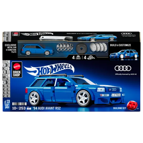 Конструктор Hot Wheels ’94 Audi Avant RS2 Автомобиль/ Синий photo 1