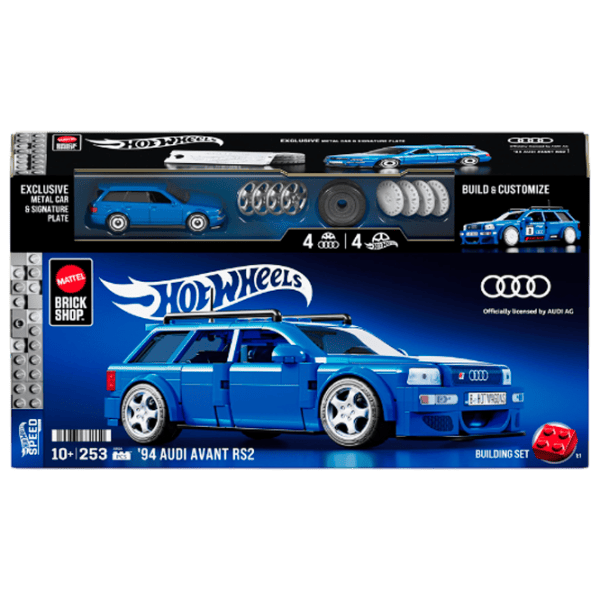 Конструктор Hot Wheels ’94 Audi Avant RS2 Автомобиль/ Синий photo 1