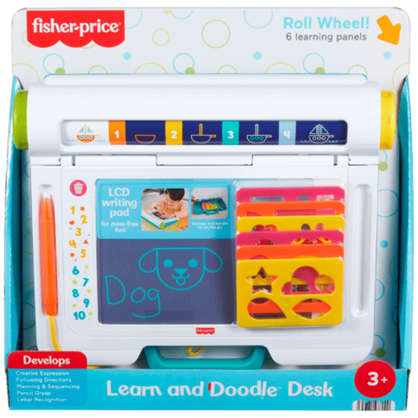 Доска для рисования Fisher Price Learn and Doodle Writing Pad JDL70 3+ / Разноцветный Белый photo 1