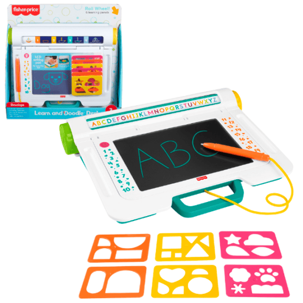 Доска для рисования Fisher Price Learn and Doodle Writing Pad JDL70 3+ / Разноцветный Белый photo 2