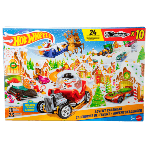 Интерактивная игрушка Hot Wheels Advent Calendar 2025 JCB47 3+ / Разноцветный Красный photo 1