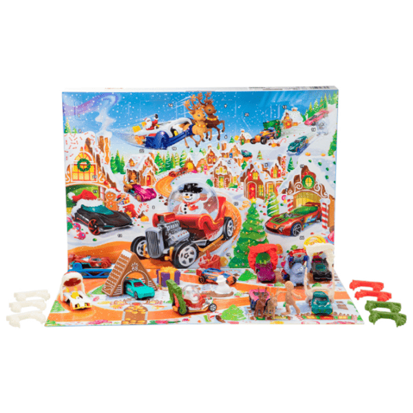 Интерактивная игрушка Hot Wheels Advent Calendar 2025 JCB47 3+ / Разноцветный Красный photo 2