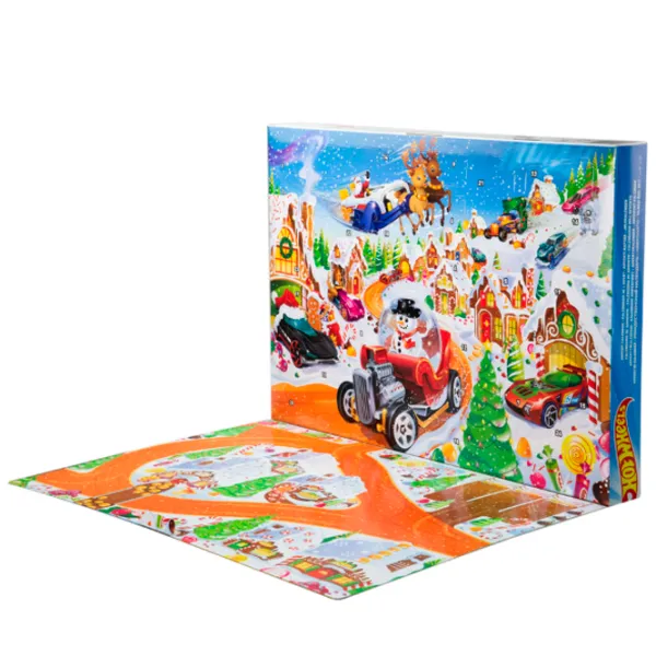 Интерактивная игрушка Hot Wheels Advent Calendar 2025 JCB47 3+ / Разноцветный Красный photo 3