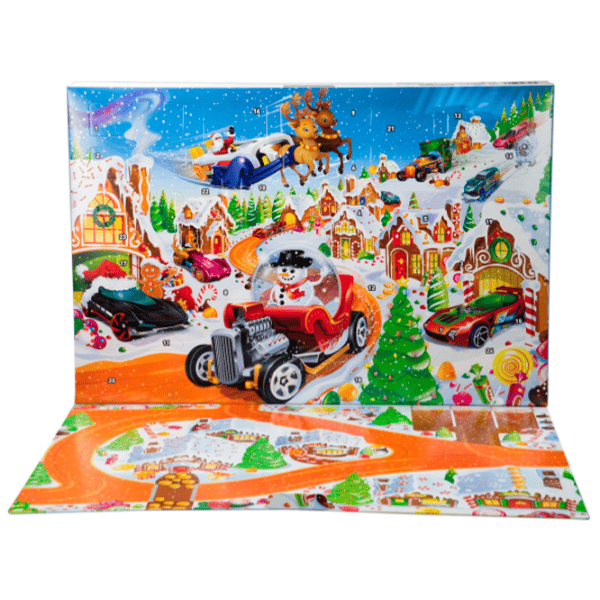 Интерактивная игрушка Hot Wheels Advent Calendar 2025 JCB47 3+ / Разноцветный Красный photo 4