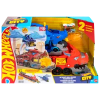 Set jucării Hot Wheels City Two-dragon conveyor JBM72 4+ / Multicolor Red