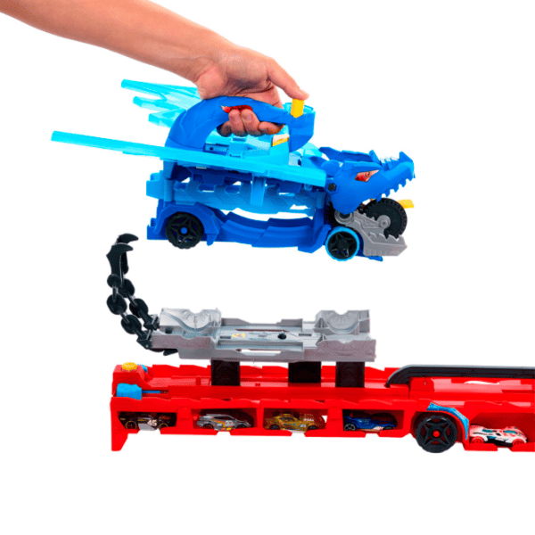 Set jucării Hot Wheels City Two-dragon conveyor JBM72 4+ / Multicolor Red photo 6