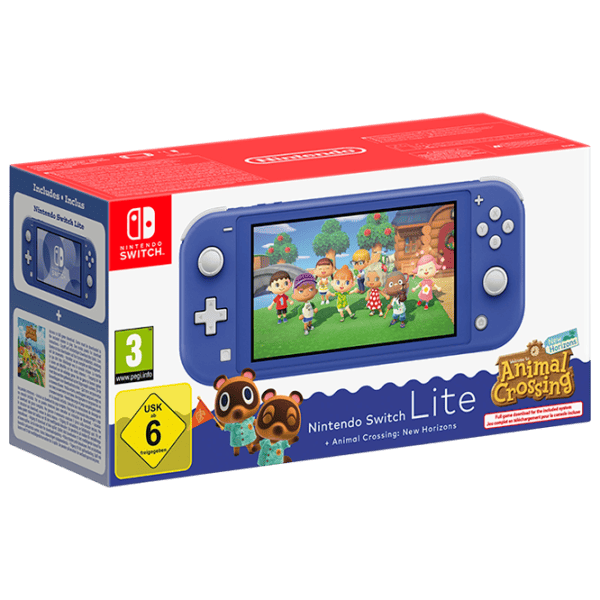 Nintendo Lite Blue + Animal Crossing: New Horizons  / Синий photo 1