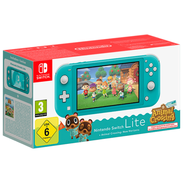 Nintendo Lite Blue + Animal Crossing: New Horizons  / Аквамариновый photo 1