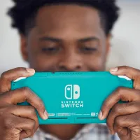 Nintendo Lite Blue + Animal Crossing: New Horizons / Аквамариновый photo 4