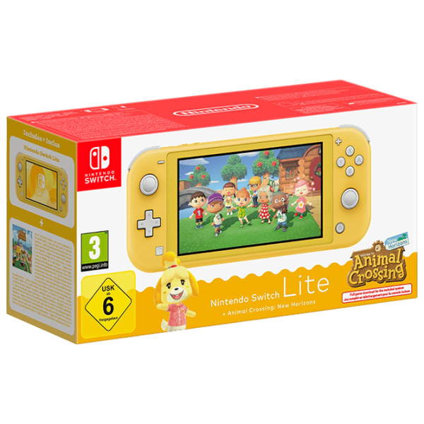 Nintendo Lite Blue + Animal Crossing: New Horizons  / Желтый photo 1