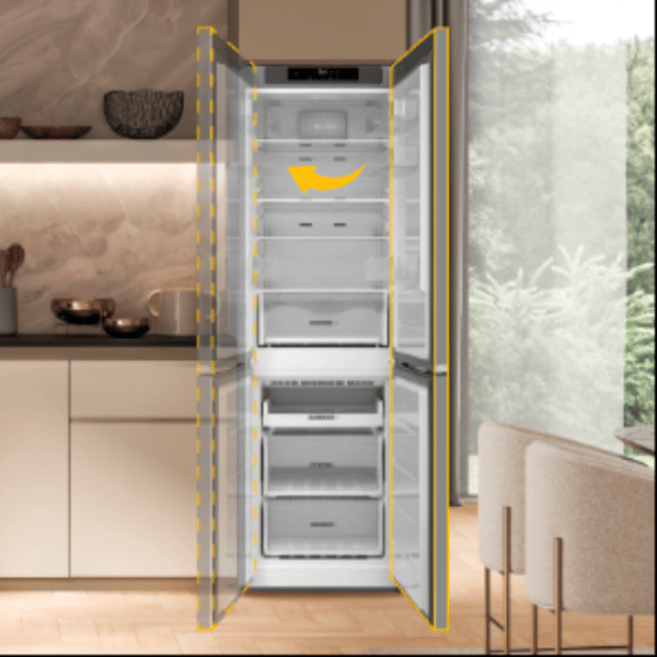 Холодильник Indesit INK 25402 S4E с нижней морозильной камерой 355 л / 203.5 cm / Нержавеющая сталь photo 7