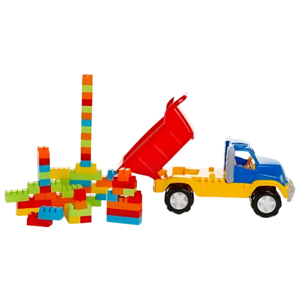 Constructor Burak Toys Legomion mare Transport/ Red photo 1