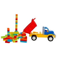 Constructor Burak Toys Legomion mare Transport/ Red