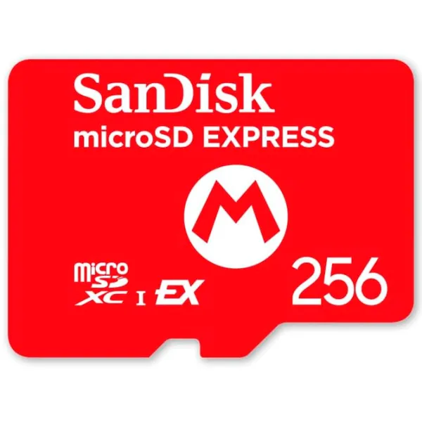 Карта памяти SanDisk microSD Express Card Nintendo Switch 2 / Красный photo 2