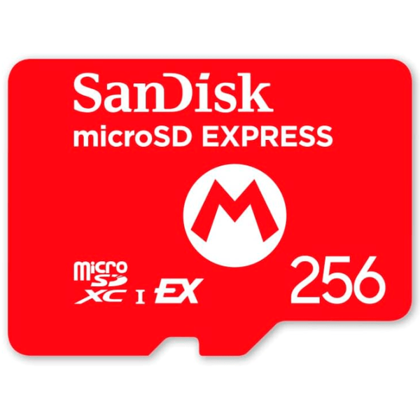 Карта памяти SanDisk microSD Express Card Nintendo Switch 2 / Красный photo 2
