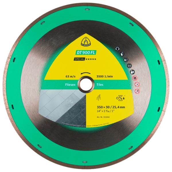 Диск алмазный сплошной Klingspor DT900FL  photo 1