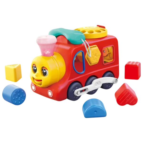 Интерактивная игрушка Hola Toys 3-in-1 Locomotive HE9981 1+ / Красный photo 1