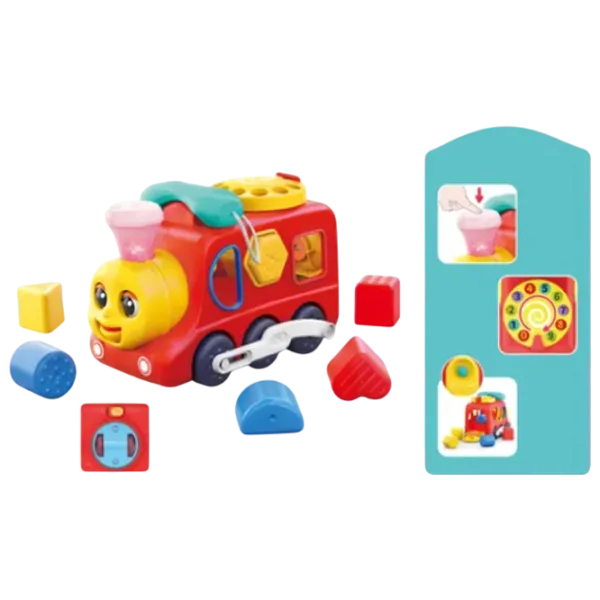 Интерактивная игрушка Hola Toys 3-in-1 Locomotive HE9981 1+ / Красный photo 3
