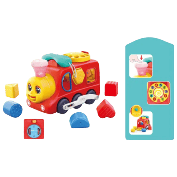 Интерактивная игрушка Hola Toys 3-in-1 Locomotive HE9981 1+ / Красный photo 3