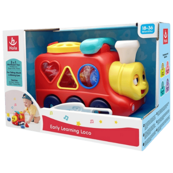 Интерактивная игрушка Hola Toys 3-in-1 Locomotive HE9981 1+ / Красный photo 4