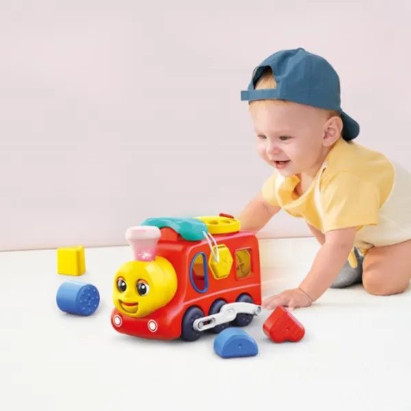 Интерактивная игрушка Hola Toys 3-in-1 Locomotive HE9981 1+ / Красный photo 5