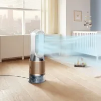 Umidificator-purificator de aer Dyson PH05 Pe podea / Gold photo 10