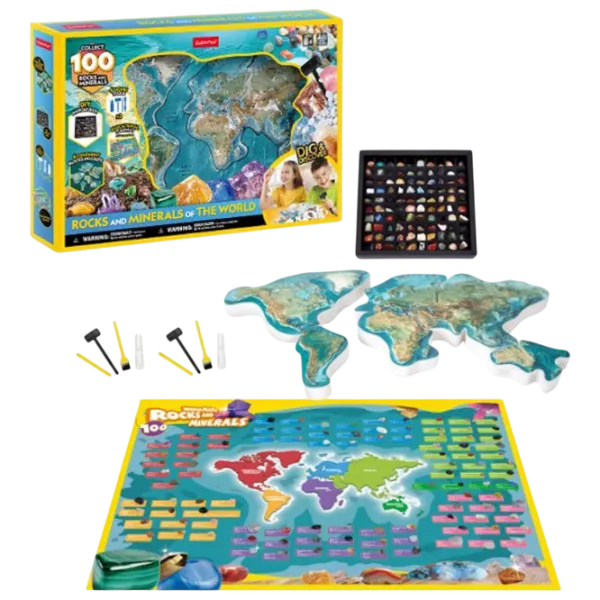 Joc educativ CubicFun Rocks and Minerals of the World 6+/ Strategie photo 1