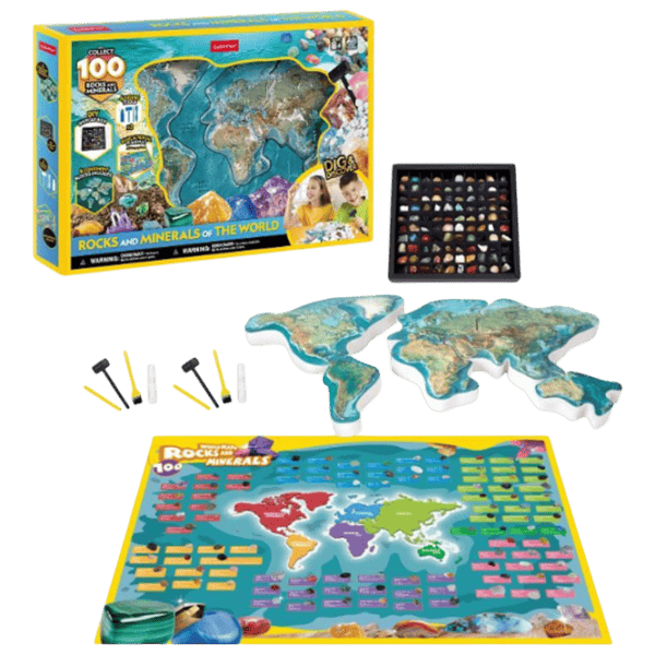 Joc educativ CubicFun Rocks and Minerals of the World 6+/ Strategie photo 1