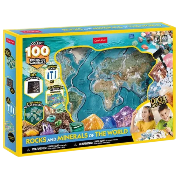 Joc educativ CubicFun Rocks and Minerals of the World 6+/ Strategie photo 3