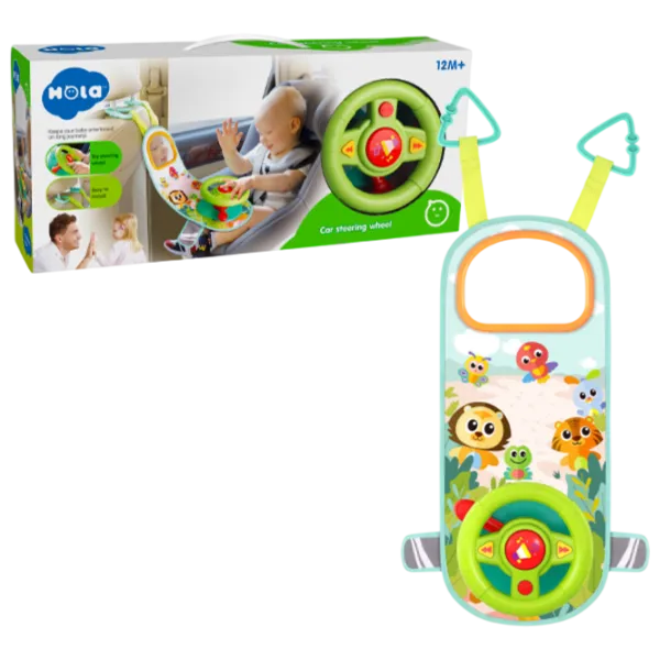 Jucărie interactivă Mola Steering Wheel E993 0+ / Green photo 2