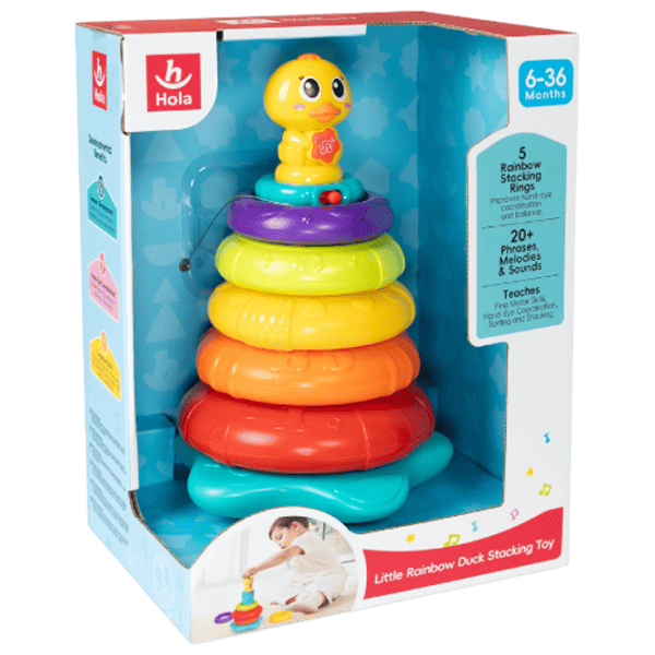Развивающий набор Hola Toys Duckling – rainbow 2101 0+ / Разноцветный photo 5
