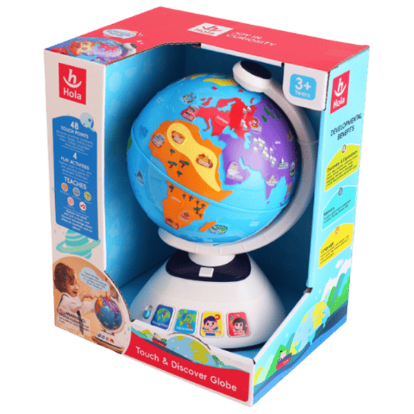 Развивающий набор Hola Toys Touch and discover the world HE8985 3+ / Синий photo 2
