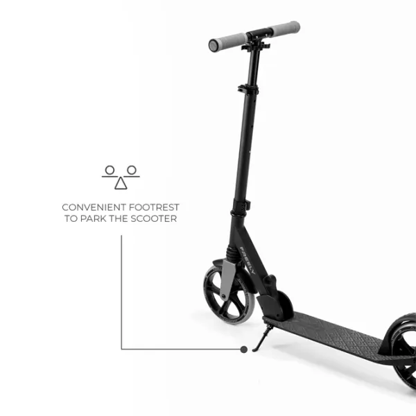 Trotinetă pentru copii cu două roți KinderKraft FREELY (KRFREE00BLK0000) 100 kg/ Black photo 6