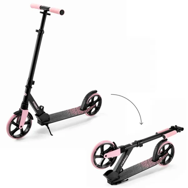Trotinetă pentru copii cu două roți KinderKraft FREELY (KRFREE00PNK0000) 100 kg/ Pink photo 6