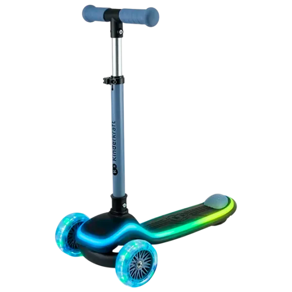 Trotinetă pentru copii cu trei roți KinderKraft Raket (KRRAKE00BLU0000) 50 kg/ Blue photo 1