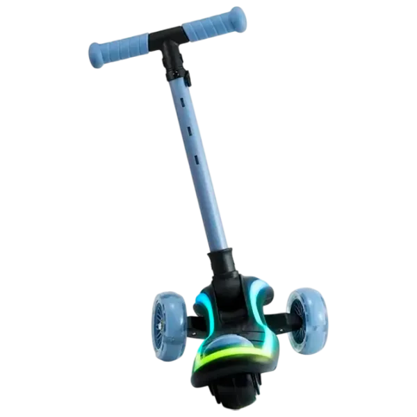 Trotinetă pentru copii cu trei roți KinderKraft Raket (KRRAKE00BLU0000) 50 kg/ Blue photo 2