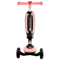 Trotinetă pentru copii cu trei roți KinderKraft Halley (KRHALL00PNK0000) 20 kg/ Pink photo 4