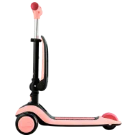 Trotinetă pentru copii cu trei roți KinderKraft Halley (KRHALL00PNK0000) 20 kg/ Pink photo 6