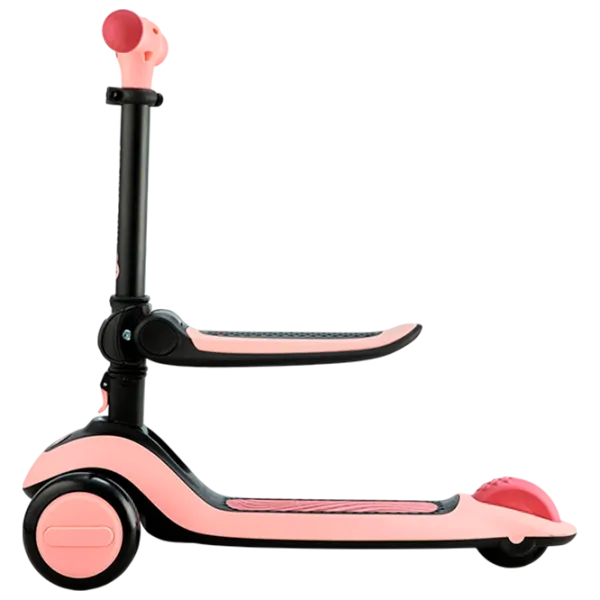 Детский трёхколёсный самокат KinderKraft Halley (KRHALL00PNK0000) 20 кг/ Розовый photo 9