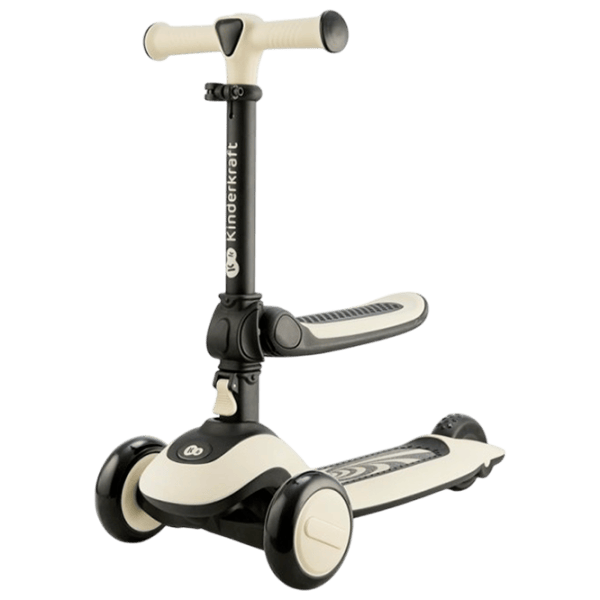 Детский трёхколёсный самокат KinderKraft Halley (KRHALL00WHT0000) 20 кг/ Белый photo 1