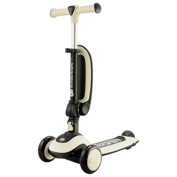 Детский трёхколёсный самокат KinderKraft Halley (KRHALL00WHT0000) 20 кг/ Белый photo 3