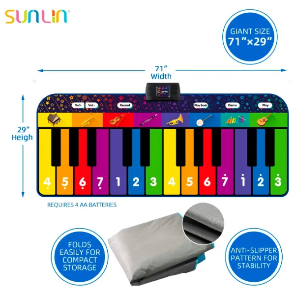 Pian Sunlin SLW968C 3 ani / Multicolor photo 4