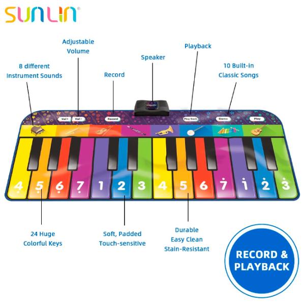 Pian Sunlin SLW968C 3 ani / Multicolor photo 5