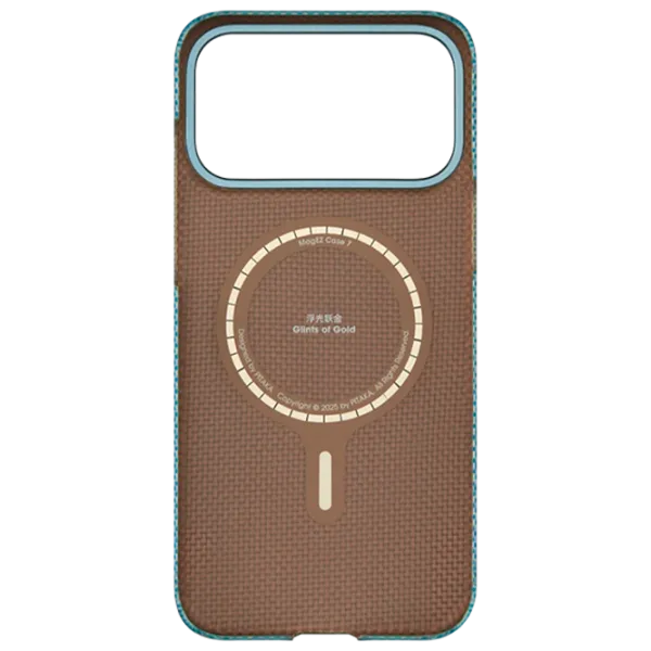 Husă pentru smartphone Apple iPhone 17 Pro Max Pitaka / MagSafe Back / PC / Blue photo 3