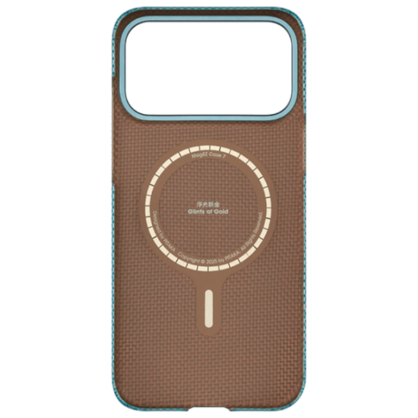 Husă pentru smartphone Apple iPhone 17 Pro Max Pitaka / MagSafe Back / PC / Blue photo 3