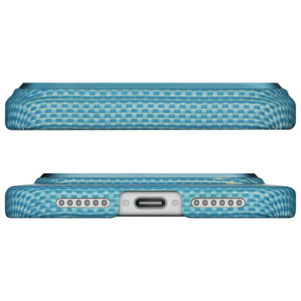 Husă pentru smartphone Apple iPhone 17 Pro Max Pitaka / MagSafe Back / PC / Blue photo 4