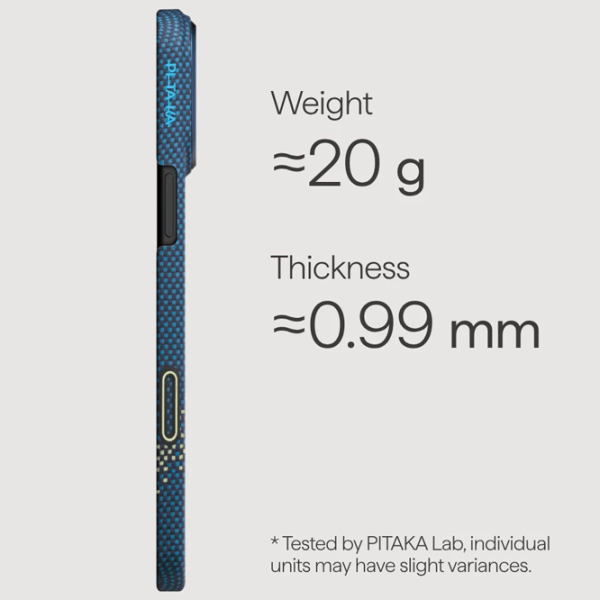 Husă pentru smartphone Apple iPhone 17 Pro Max Pitaka / MagSafe Back / PC / Milky Way photo 3