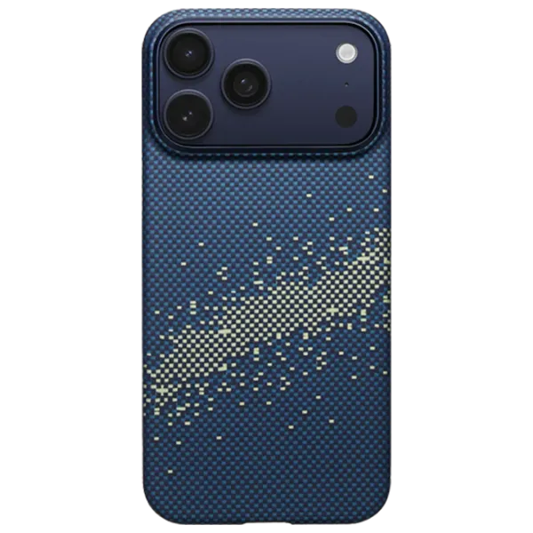 Husă pentru smartphone Apple iPhone 17 Pro Max Pitaka / MagSafe Back / PC / Dark Blue photo 1